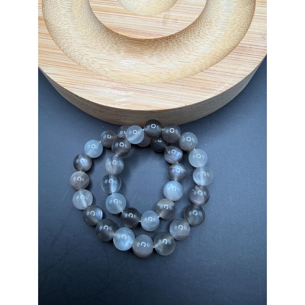 Gray Moonstone 6mm Bracelet